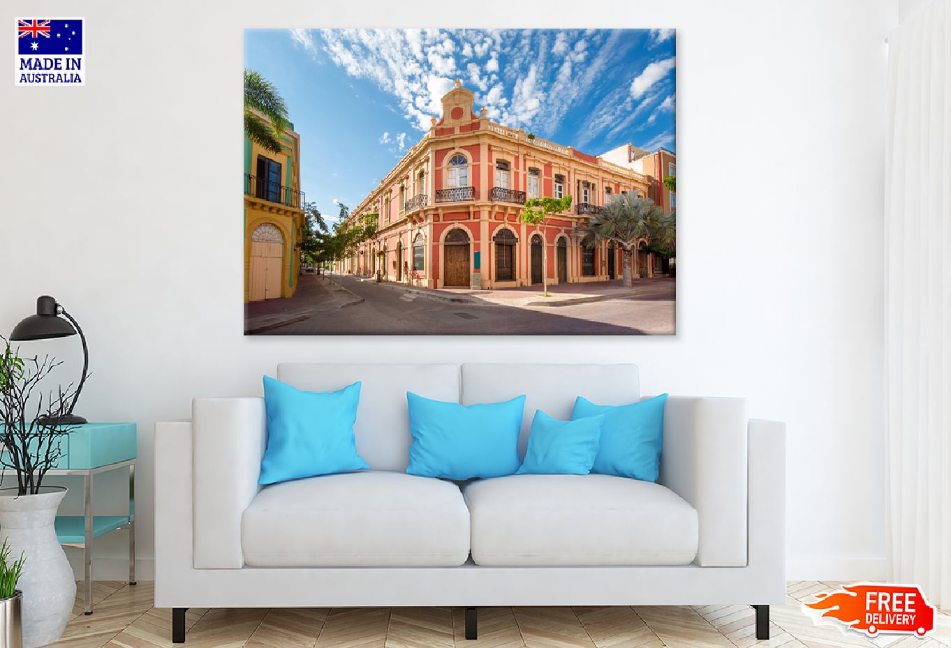 Mazatlan Colorful Old City Center Photograph Print 100% Australian Made