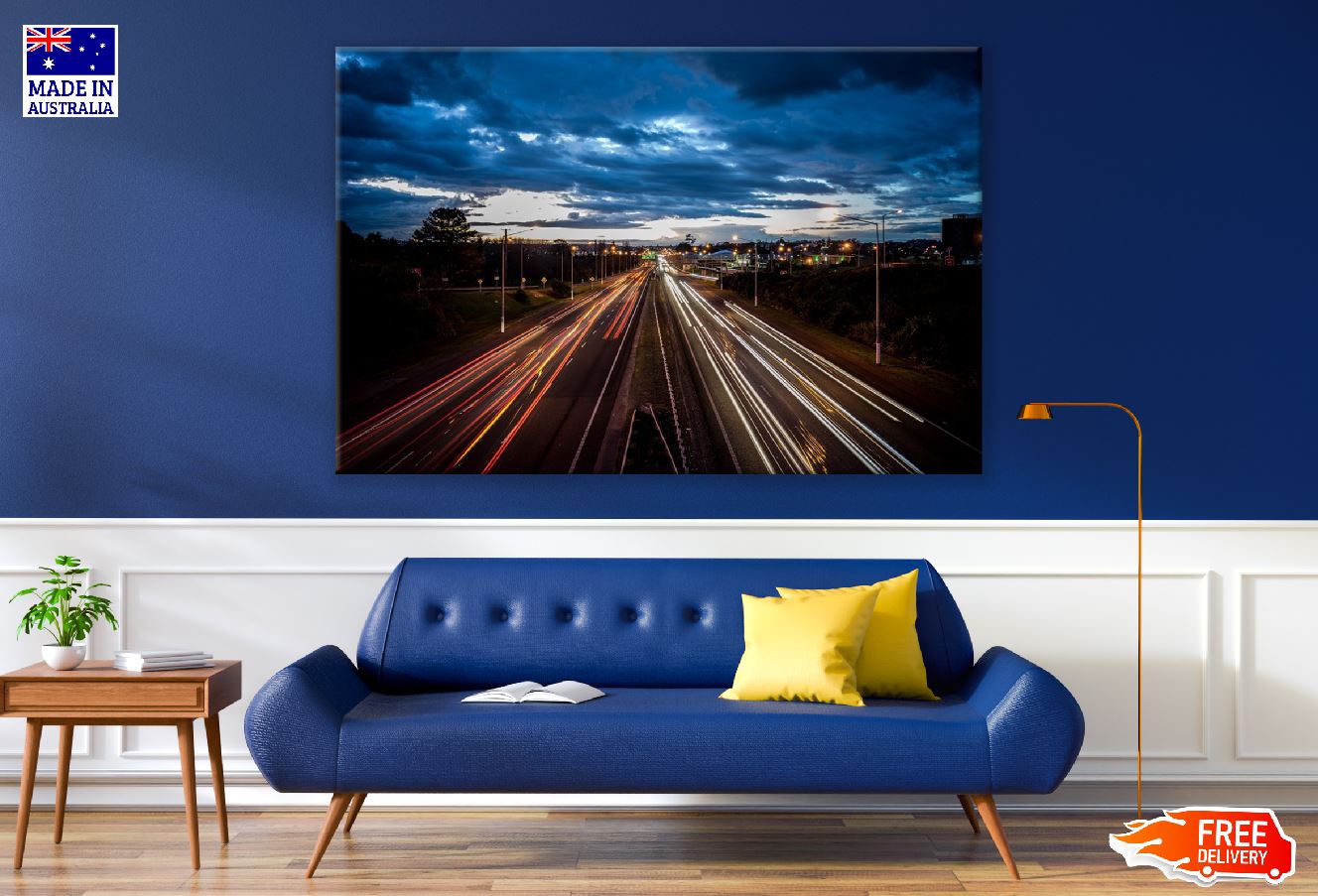 Long Exposure Motorway Photograph Print 100% Australian Made