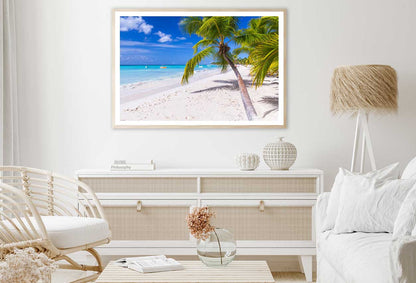 Palm Trees on Saona Island Sea Photograph Home Decor Premium Quality Poster Print Choose Your Sizes