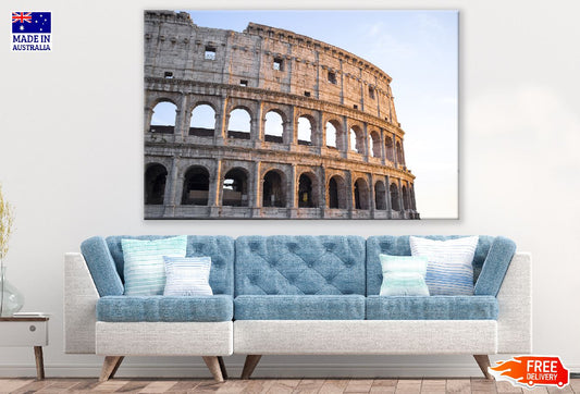 Colosseum Closeup View Photograph Rome, Italy Print 100% Australian Made