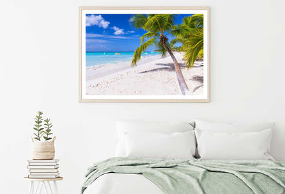 Palm Trees on Saona Island Sea Photograph Home Decor Premium Quality Poster Print Choose Your Sizes