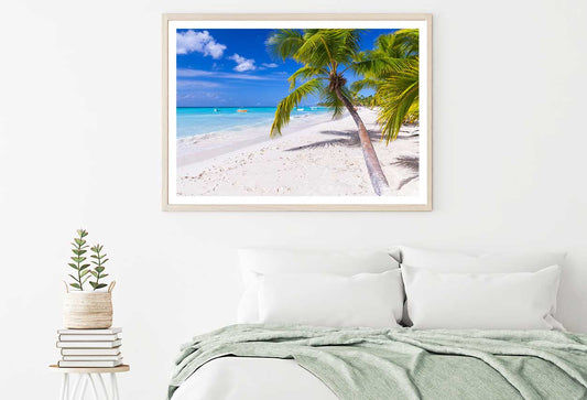 Palm Trees on Saona Island Sea Photograph Home Decor Premium Quality Poster Print Choose Your Sizes