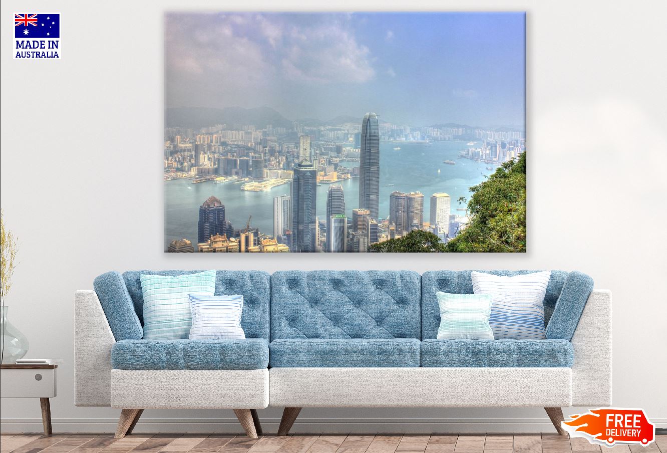 Victoria Peak Hill & Hong Kong City View Photograph Print 100% Australian Made