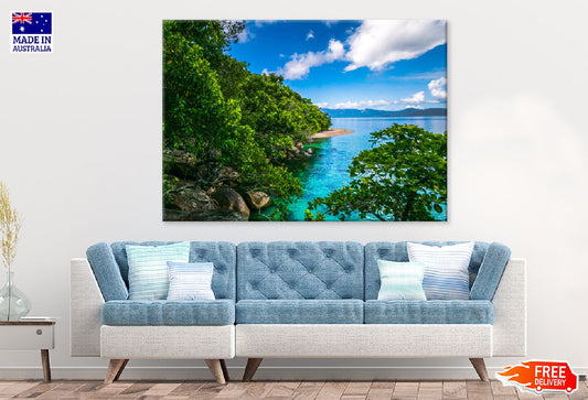 Tropical Queensland Beach View Photograph Print 100% Australian Made
