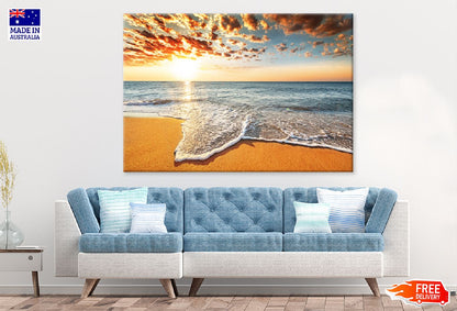Brilliant Ocean Beach Sunrise View Photograph Print 100% Australian Made