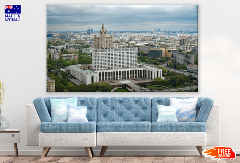 Moscow Russia Cityscape View Print 100% Australian Made