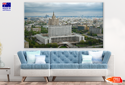 Moscow Russia Cityscape View Print 100% Australian Made