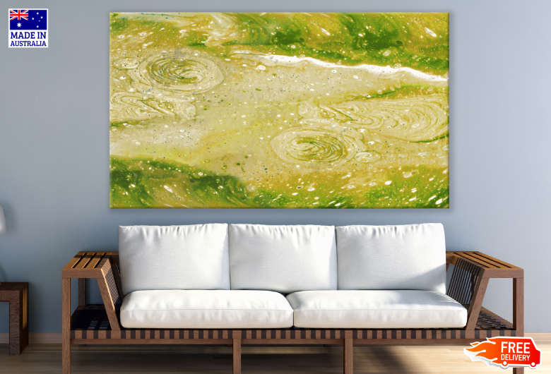 Green Abstract Design Print 100% Australian Made
