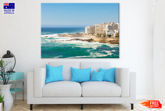 Beach Resort & Sea Sunset Sky View Photograph Print 100% Australian Made