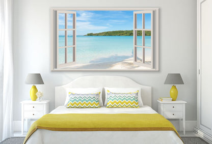 Beach view Window Photograph Print 100% Australian Made