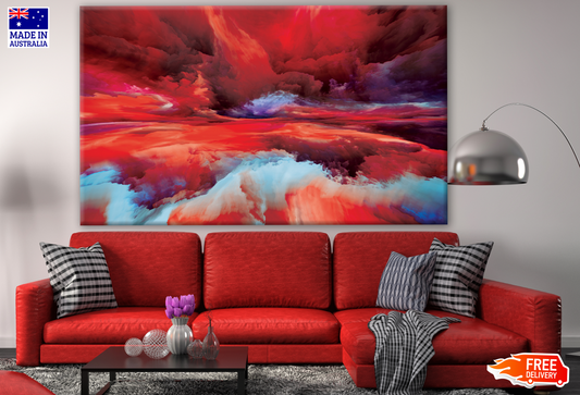 Colourful Abstract Cloud Design Print 100% Australian Made