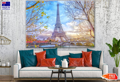 Eiffel Tower & City View Photograph Print 100% Australian Made