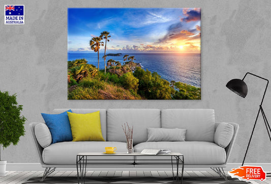 Promthep Cape Sunset Phuket Sea Photograph Print 100% Australian Made
