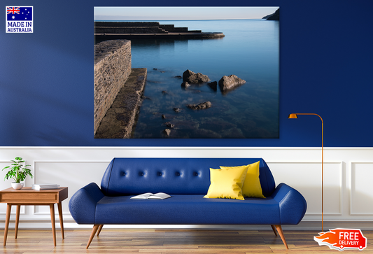 Rocks On Sea View Photograph Print 100% Australian Made
