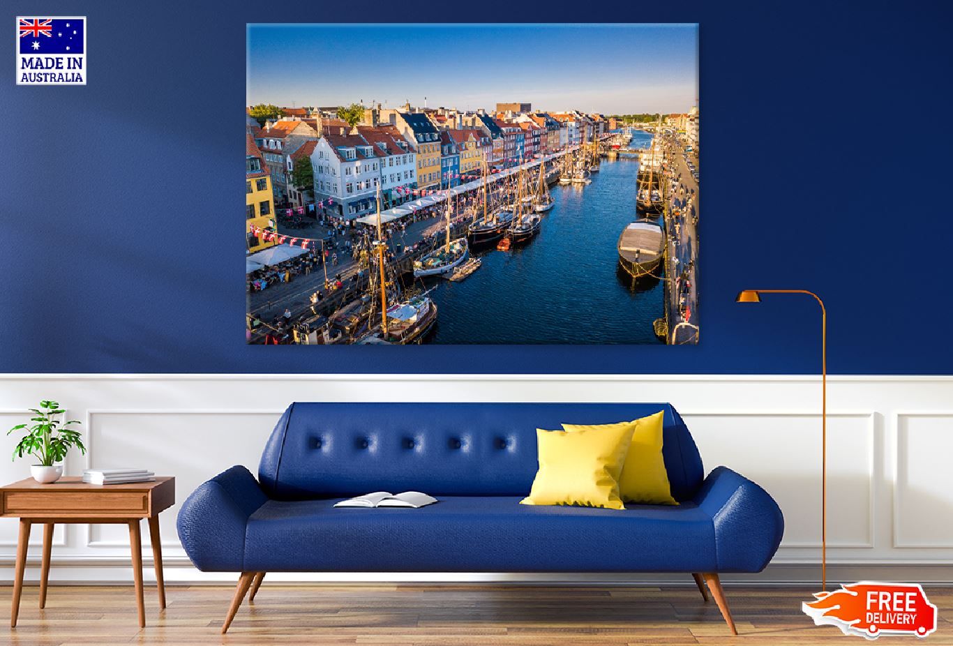 Nyhavn New Harbour Canal Photograph Denmark Print 100% Australian Made