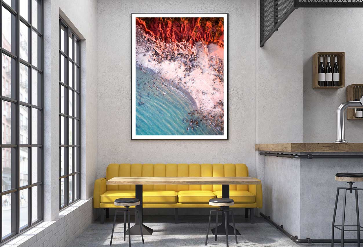 Aerial View Cable Sea Photograph Australia Home Decor Premium Quality Poster Print Choose Your Sizes