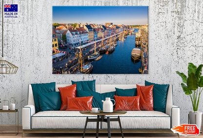 Nyhavn New Harbour Canal Photograph Denmark Print 100% Australian Made