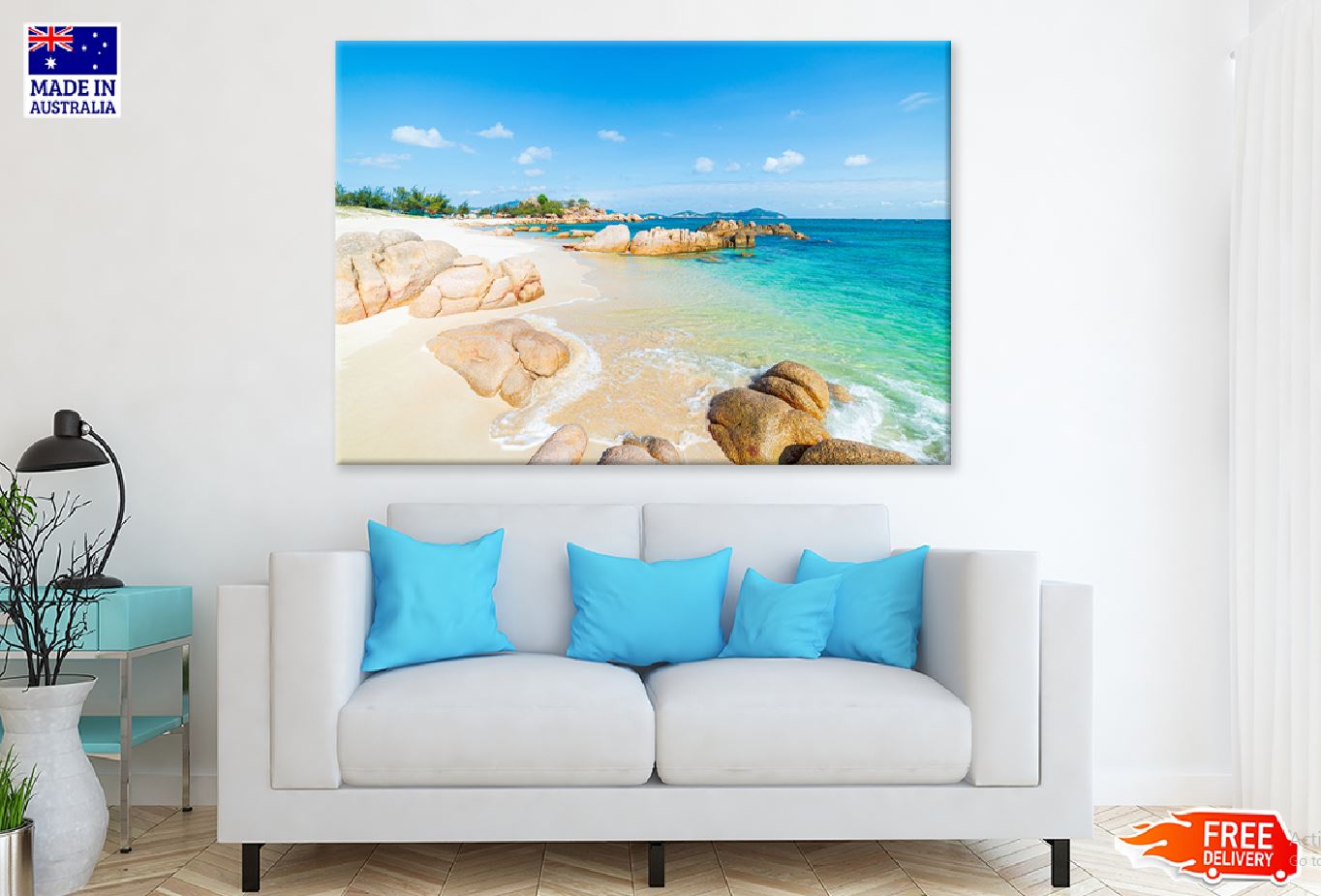 Cam Ranh Nha Trang Beach View Photograph Print 100% Australian Made