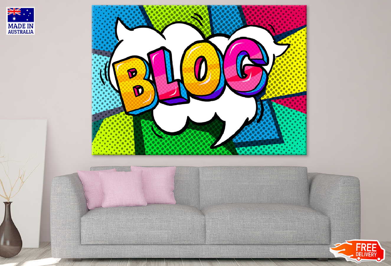 BLOG Quote 3D Illustration Print 100% Australian Made
