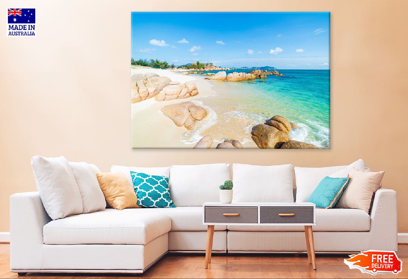 Cam Ranh Nha Trang Beach View Photograph Print 100% Australian Made