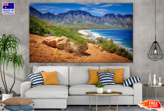 Rock Mountains & Sea View Print 100% Australian Made