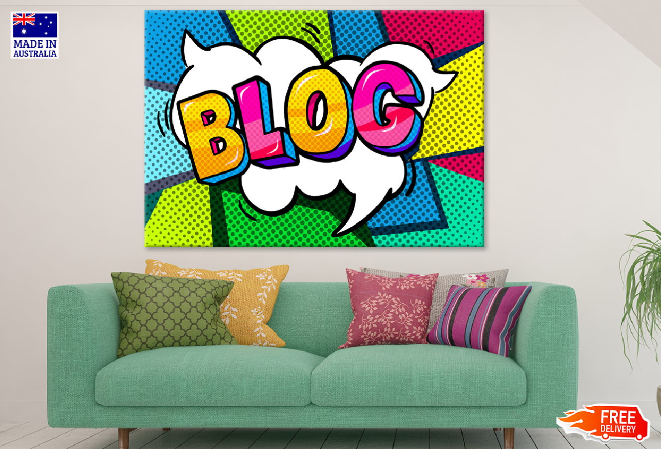 BLOG Quote 3D Illustration Print 100% Australian Made