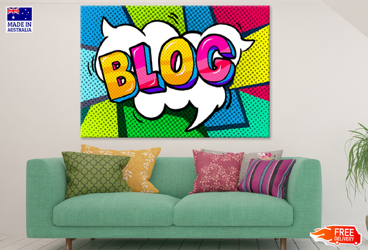 BLOG Quote 3D Illustration Print 100% Australian Made