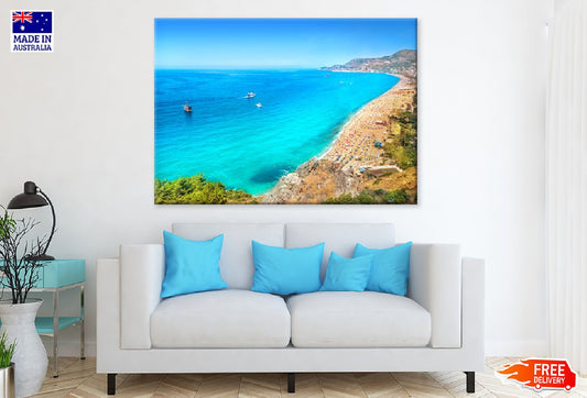 Cleopatra Beach Photograph in Alanya Turkey Print 100% Australian Made