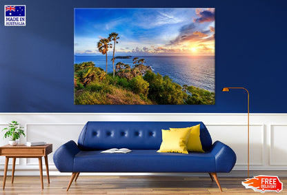 Promthep Cape Sunset Phuket Sea Photograph Print 100% Australian Made