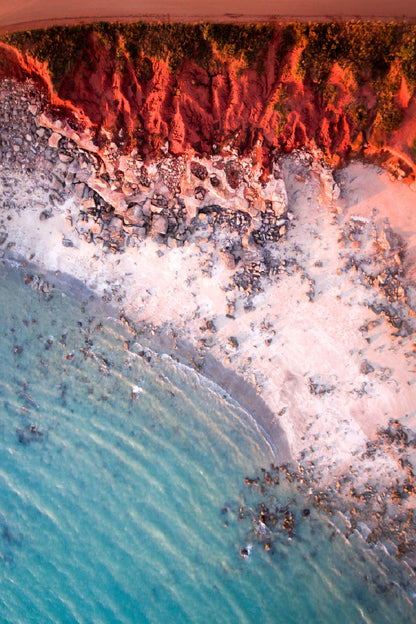 Aerial View Cable Sea Photograph Australia Print 100% Australian Made