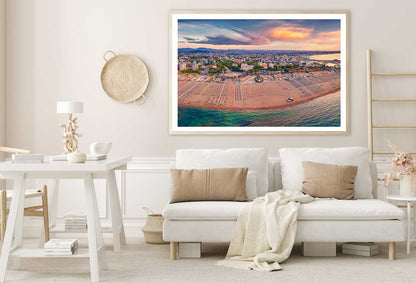 Libera Rimini Public Beach View Photograph Italy Home Decor Premium Quality Poster Print Choose Your Sizes