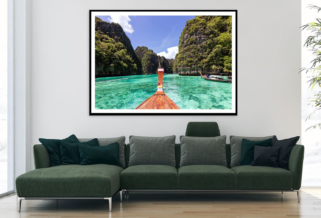 Phi Phi Le island View From Boat Photograph Home Decor Premium Quality Poster Print Choose Your Sizes