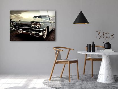 Vintage Car Closeup Photograph Acrylic Glass Print Tempered Glass Wall Art 100% Made in Australia Ready to Hang