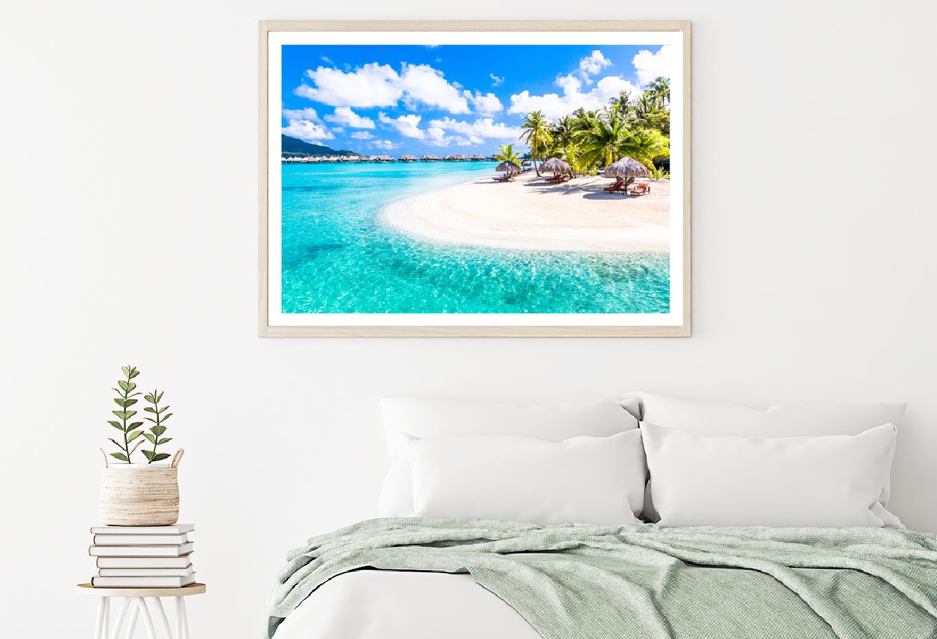 Bora Bora Island View Photograph Polynesia Home Decor Premium Quality Poster Print Choose Your Sizes