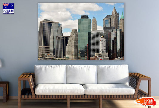 Manhatten New York City View Photograph Print 100% Australian Made