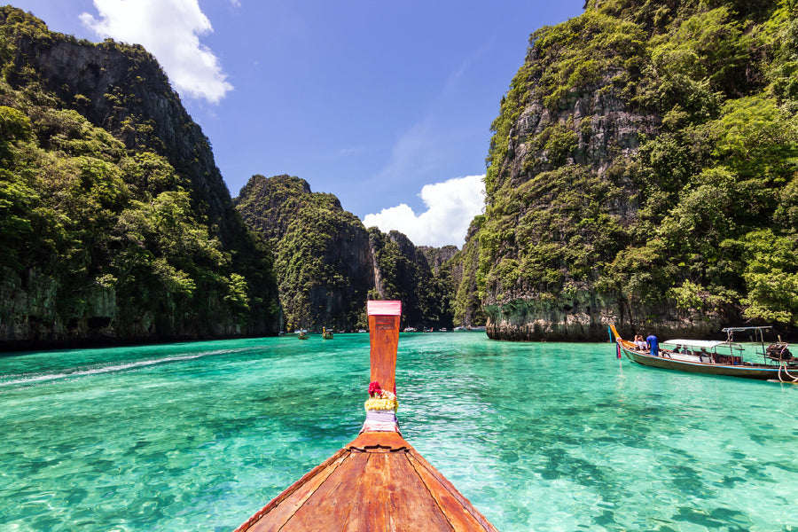 Phi Phi Le island View From Boat Photograph Print 100% Australian Made