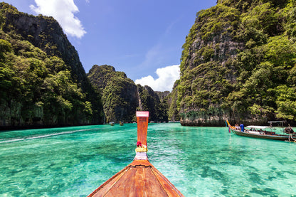Phi Phi Le island View From Boat Photograph Print 100% Australian Made