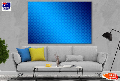 Blue & Black Abstract Design Print 100% Australian Made