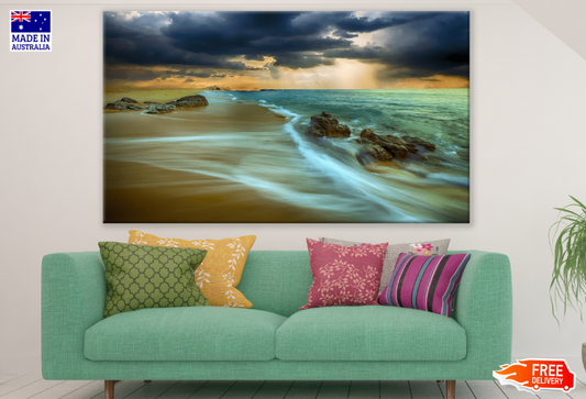 Sea Sunset Sky View Photograph Print 100% Australian Made
