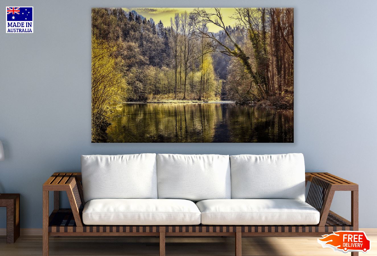 Forest & Lake Scenery Photograph Print 100% Australian Made