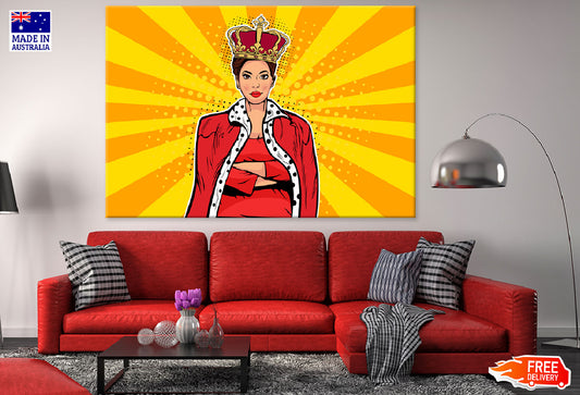 Girl With Throne Illustration Print 100% Australian Made