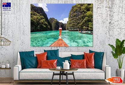 Phi Phi Le island View From Boat Photograph Print 100% Australian Made