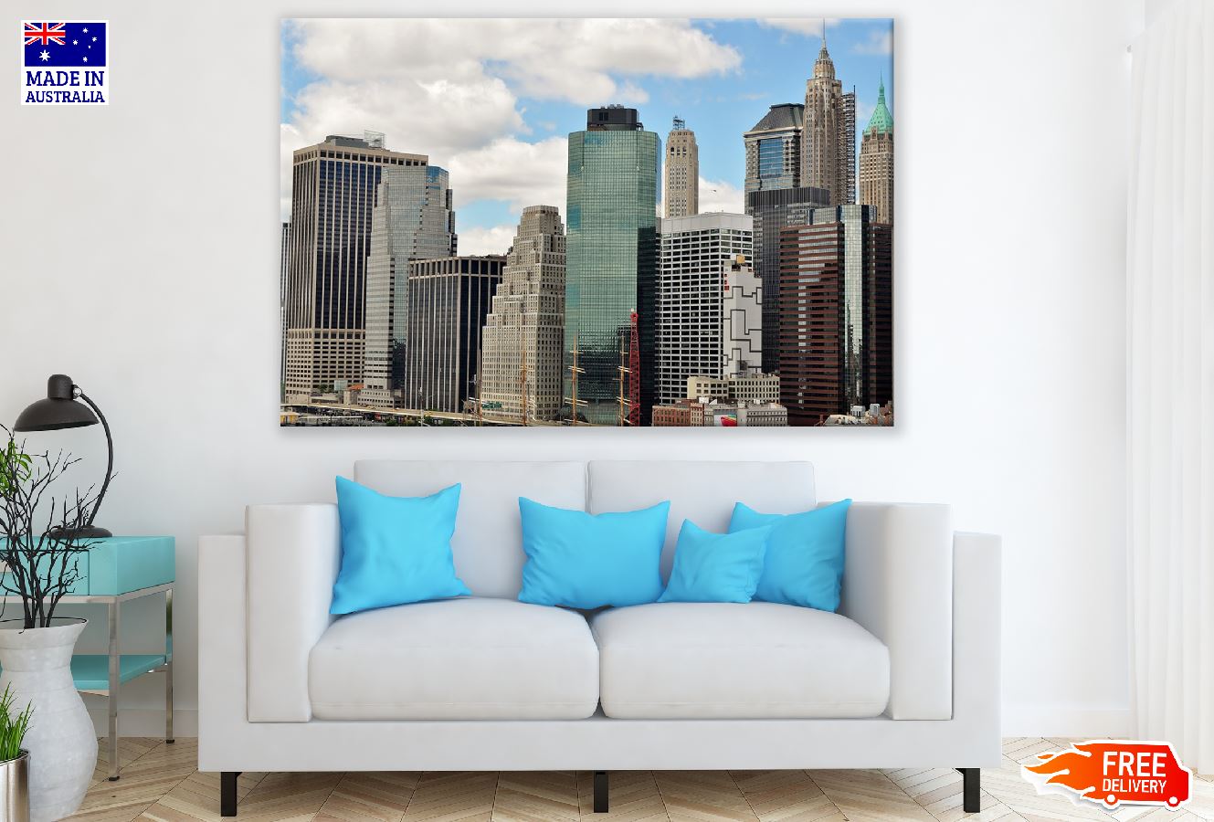 Manhatten New York City View Photograph Print 100% Australian Made