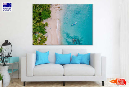 Banana Beach Aerial View Phuket Print 100% Australian Made