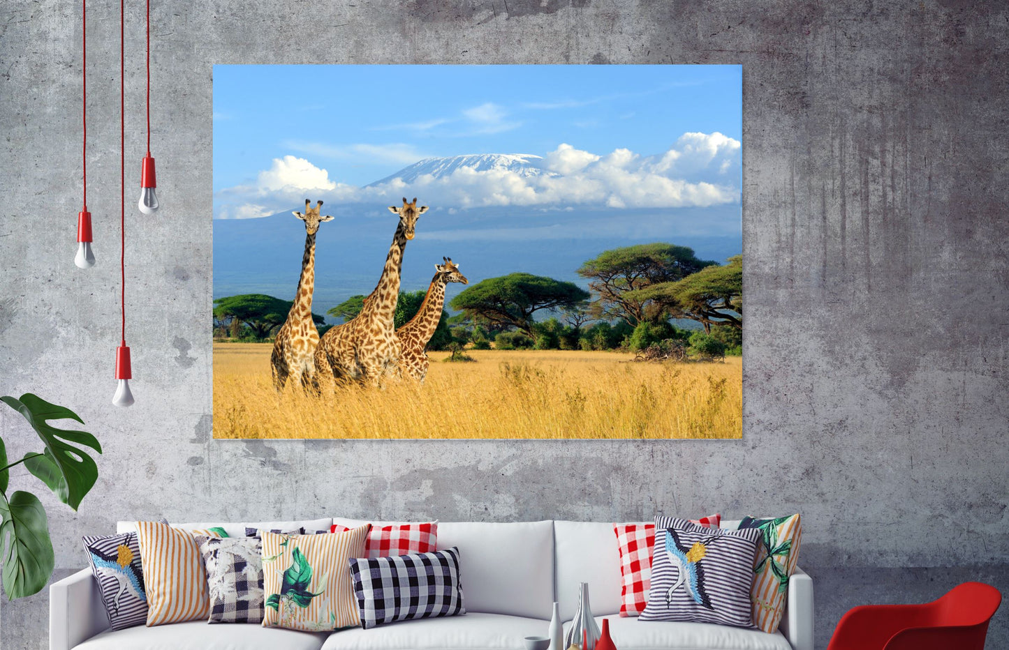 Beautiful Giraffe animal Print 100% Australian Made