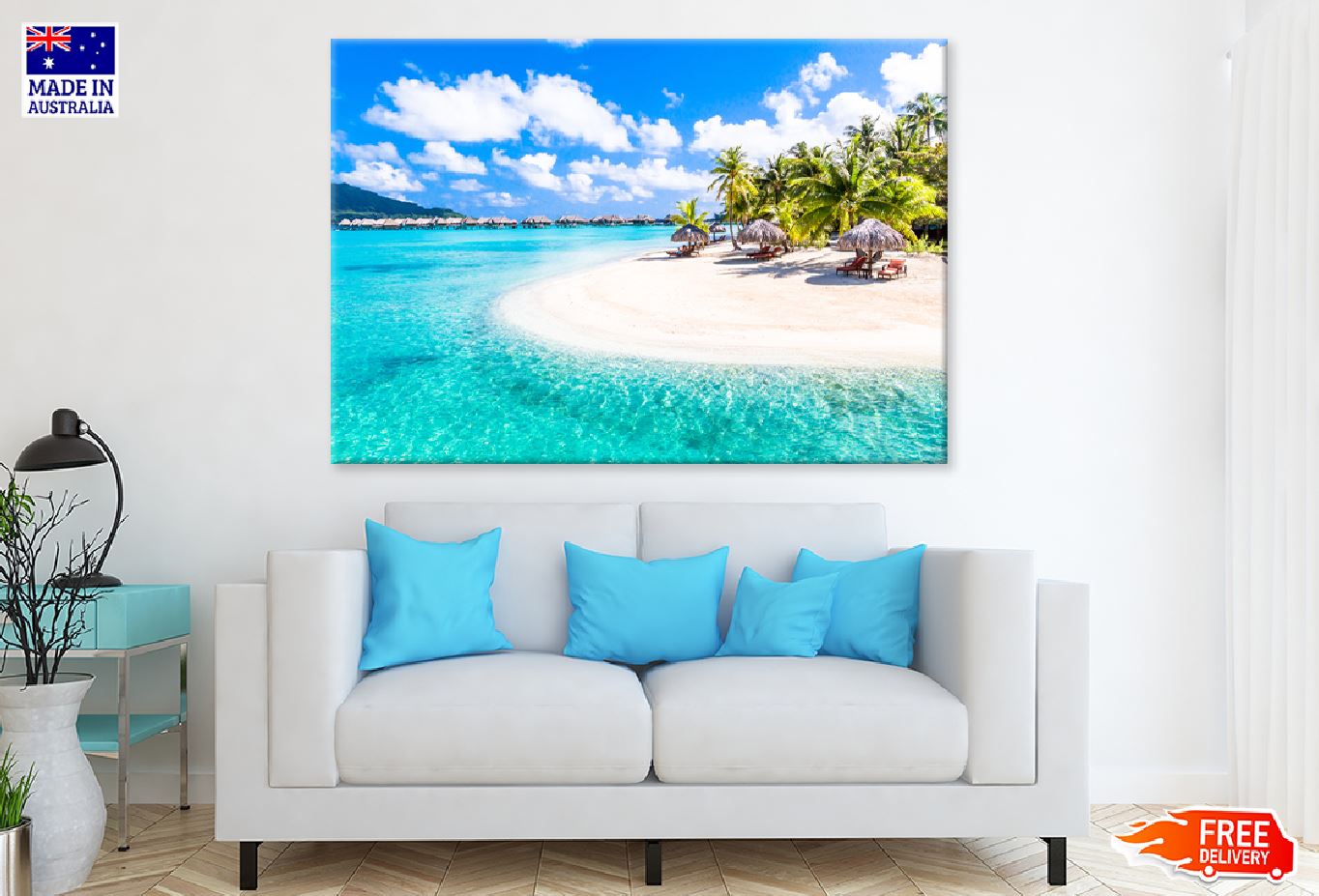 Bora Bora Island View Photograph Polynesia Print 100% Australian Made