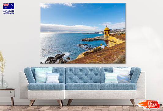 City & Sea Sky View Photograph Print 100% Australian Made