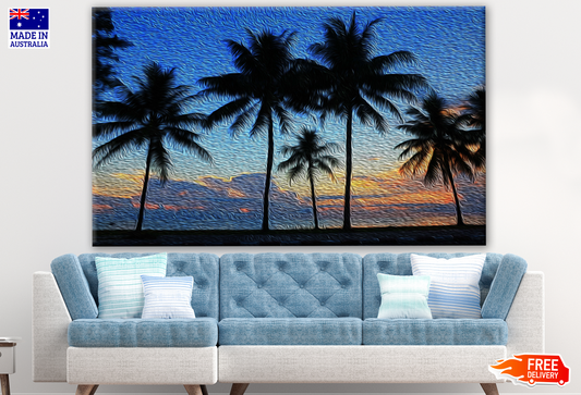 Palm Trees Painting Print 100% Australian Made