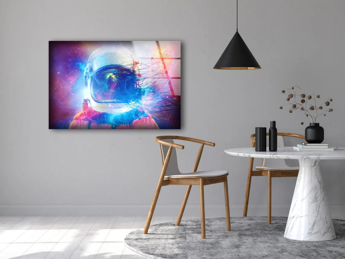 Astronut Abstract Liquid Design Acrylic Glass Print Tempered Glass Wall Art 100% Made in Australia Ready to Hang