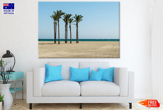 Palm Trees Near Beach Photograph Print 100% Australian Made